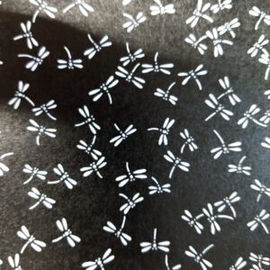 BLAUPAUSE hardcover, Japanese paper, fireflies B/W, A5, blanco