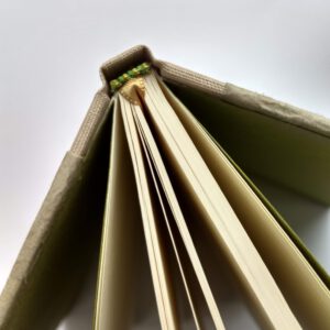 SHST hardcover, Nepal papier, schilfgroen, A5, geliniert - Afbeelding 2