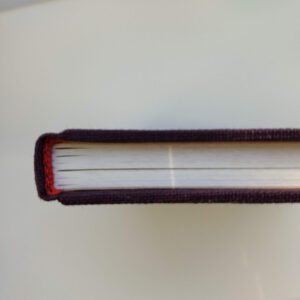 SHST hardcover, linnen, aubergine, A5, blanco, art SE - Afbeelding 4