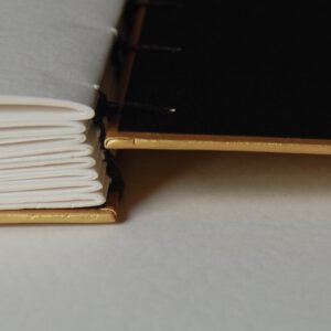 GILDE book, coptic binding notebook, golden - Afbeelding 5