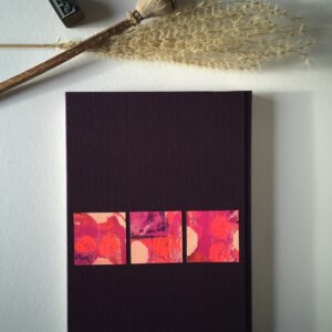 SHST hardcover, linnen, aubergine, A5, blanco, art SE - Afbeelding 6