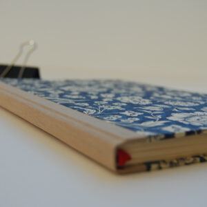 SHST hardcover, A5 lined, blue flowers - Afbeelding 4