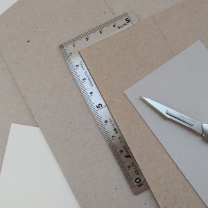 Stainless steel square ruler mini - Afbeelding 2