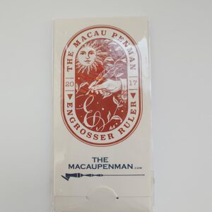 Engrosser's script calligraphy ruler