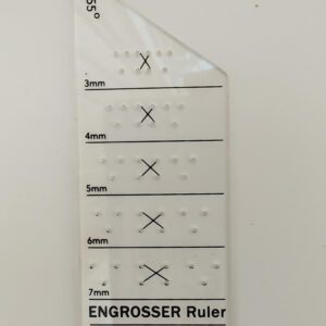 Engrosser's script calligraphy ruler - Afbeelding 2