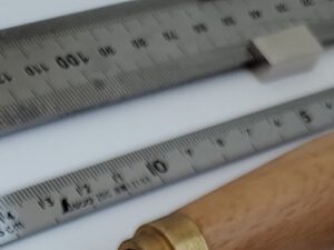 measuring and cutting