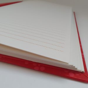 GILDE book, longstitch, red with flowers - Afbeelding 5