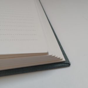 GILDE book, longstitch, peacock and orange stripes - Afbeelding 3