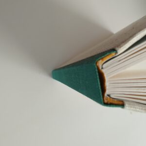 GILDE book, sewnboard binding, dark grey and green - Afbeelding 4