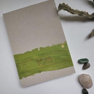 MICHEL book, hardcover, A5, NOTES green