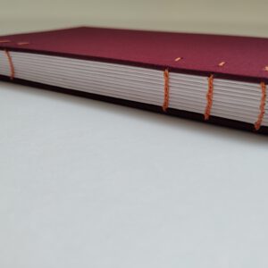 GILDE book, coptic binding notebook, dark red - Afbeelding 5